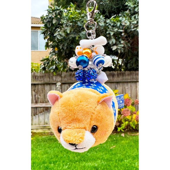 Amuse Shiba Inu Mametaro Puppy Plush Keychain Purse Bag Charm - Picture 2 of 8